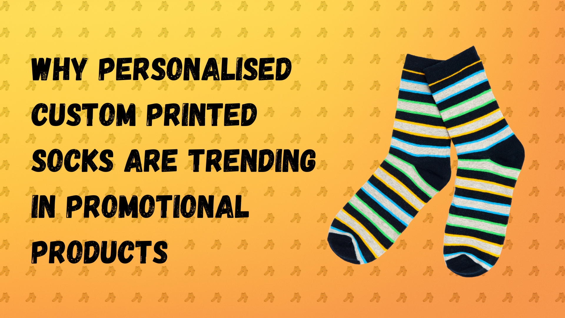 Personalised custom printed socks for branding and promotion