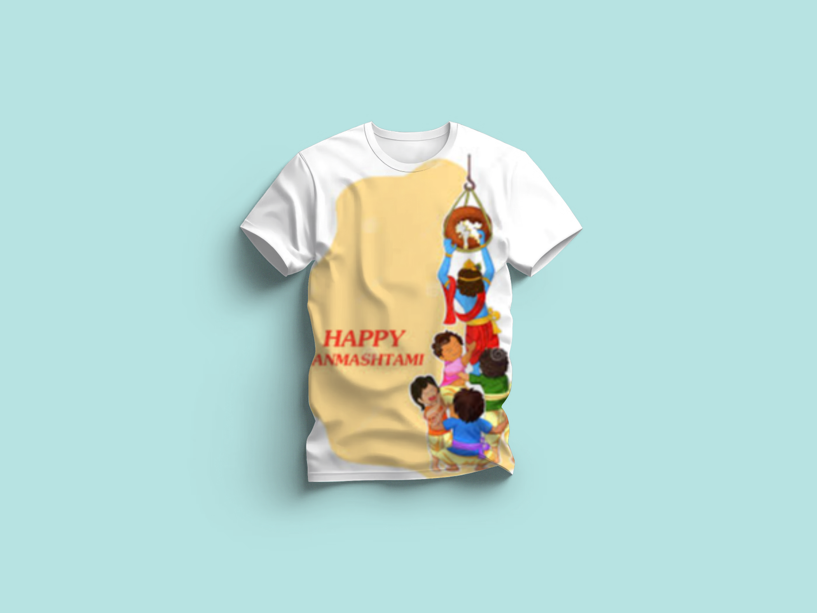 Dahihandi T-shirt Printing 