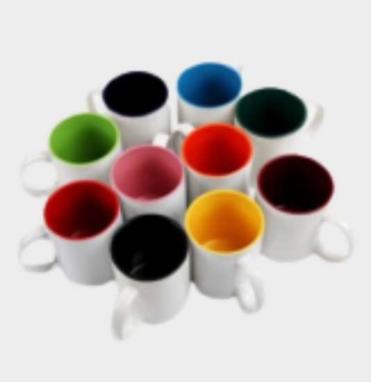 Customized Printing on Inner Color 2 Tone Mug